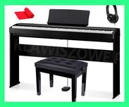KAWAI ES60 - CZARNE PIANINO Statyw + Ława + Słuchawki | ZESTAW