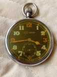 Jaeger LeCoultre WWII military  Kieszonkowy Zegarek Męski Mechaniczny