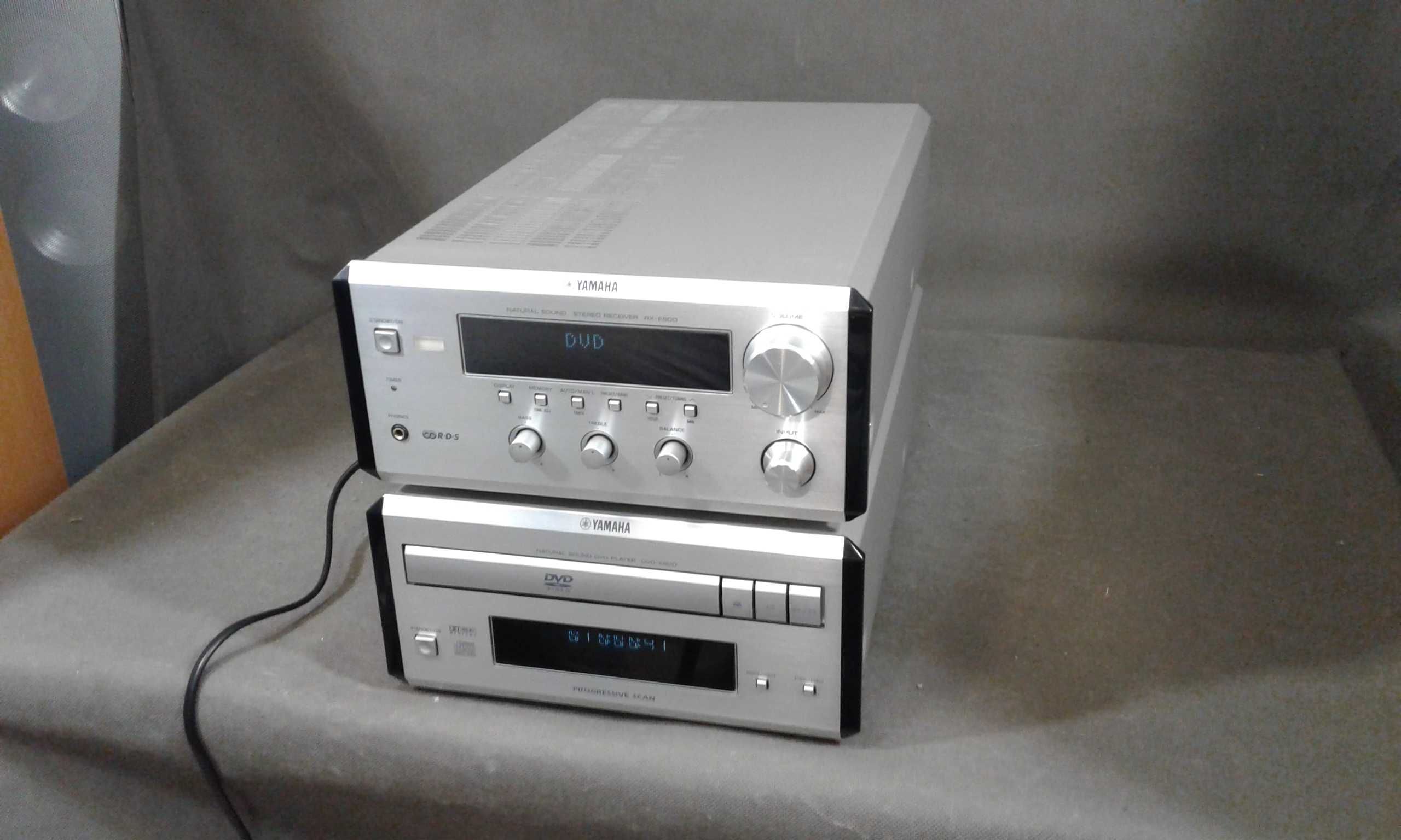 YAMAHA RX-E600 amplituner stereo zestaw