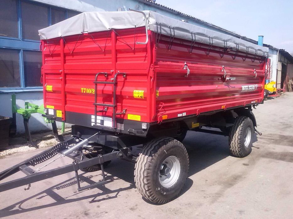 Nowa przyczepa rolnicza dwuosiowa Metal Fach 6t T710/1 8 T710/2