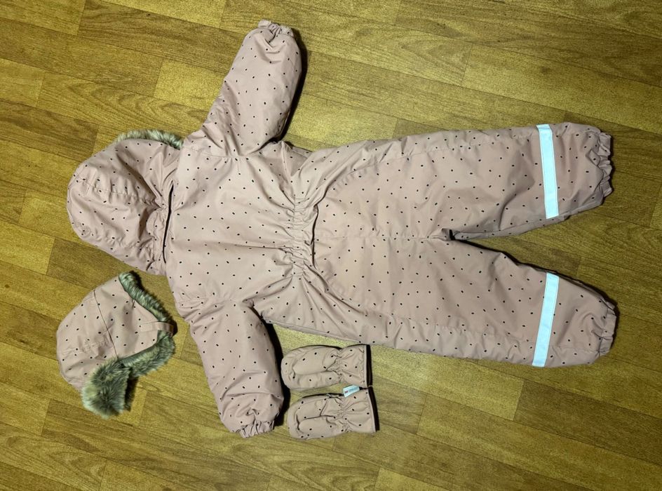 H&M  Дитячі комбінезон, шапка і рукавиці 92 -98 р.