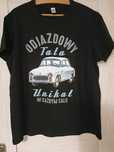 Koszulka t-shirt dzień taty samochody PRL