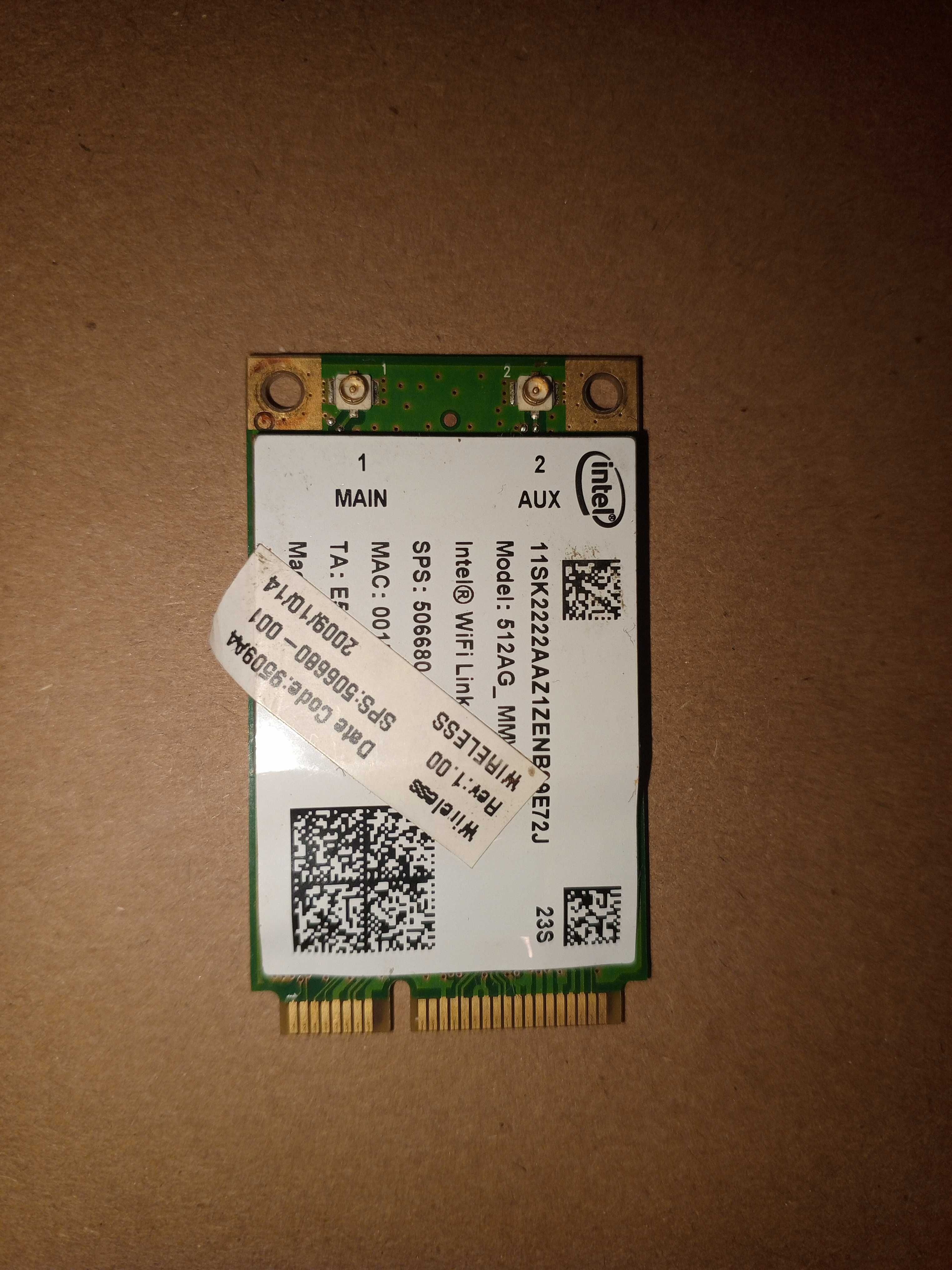 Mini PCI-E Wi-Fi модуль Intel 512AG MMW