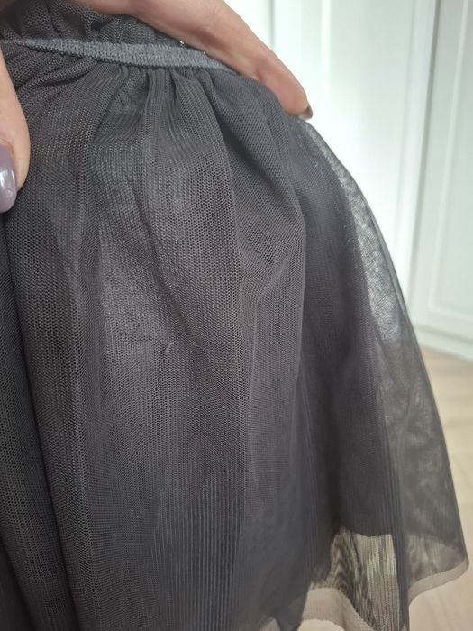 Zara spódnica tiul grafitowa 110