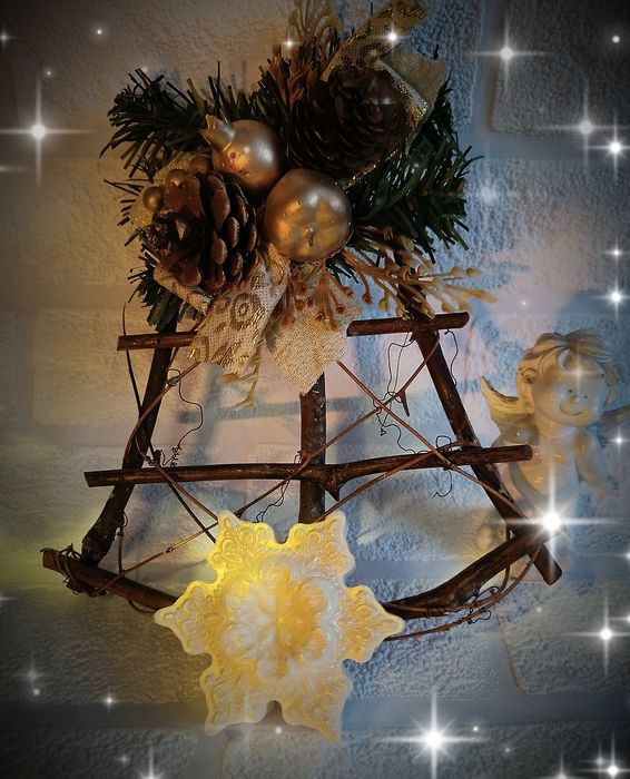 Śniezynka mydelko dekoracyjne