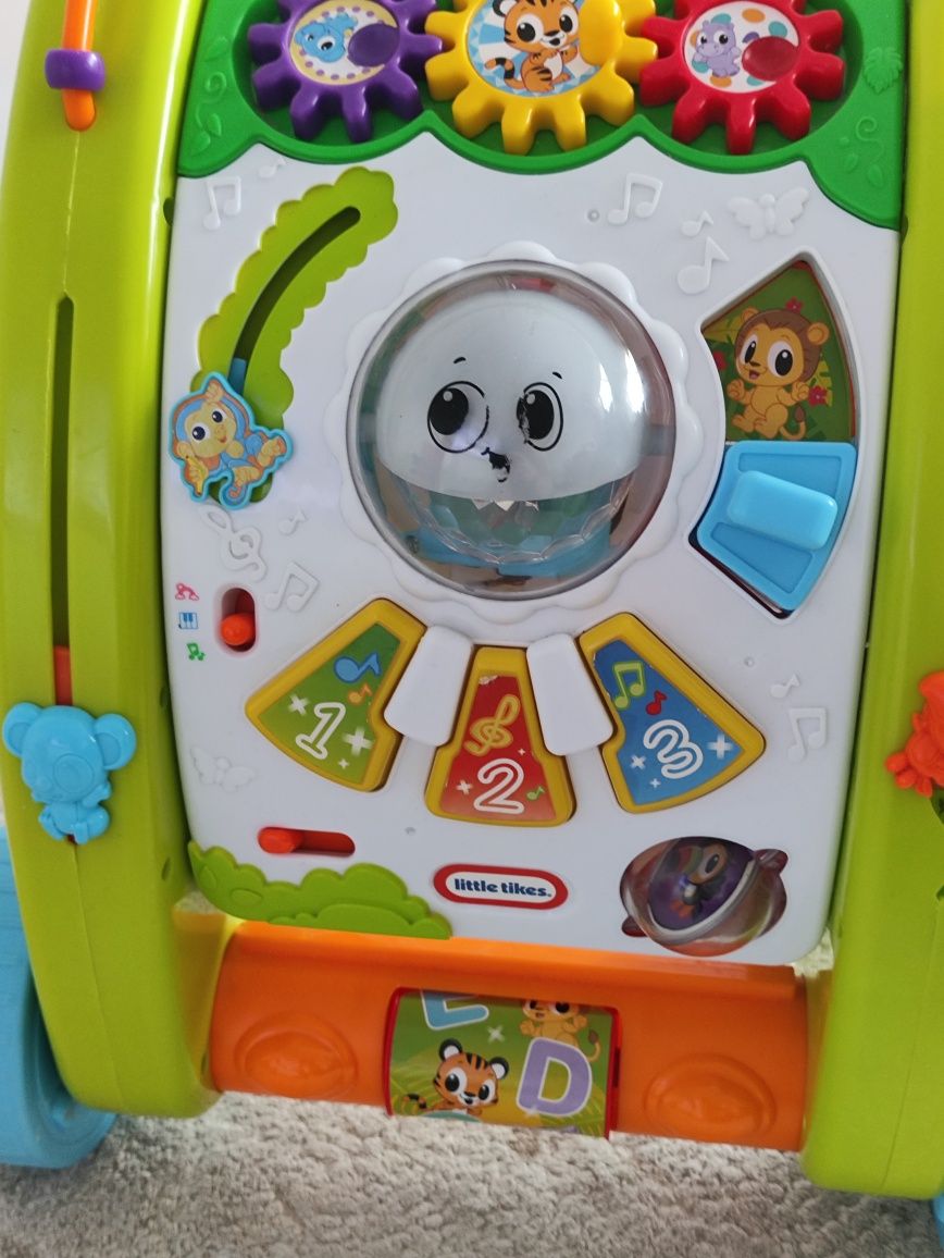 Pchacz, stolik edukacyjny little tikes