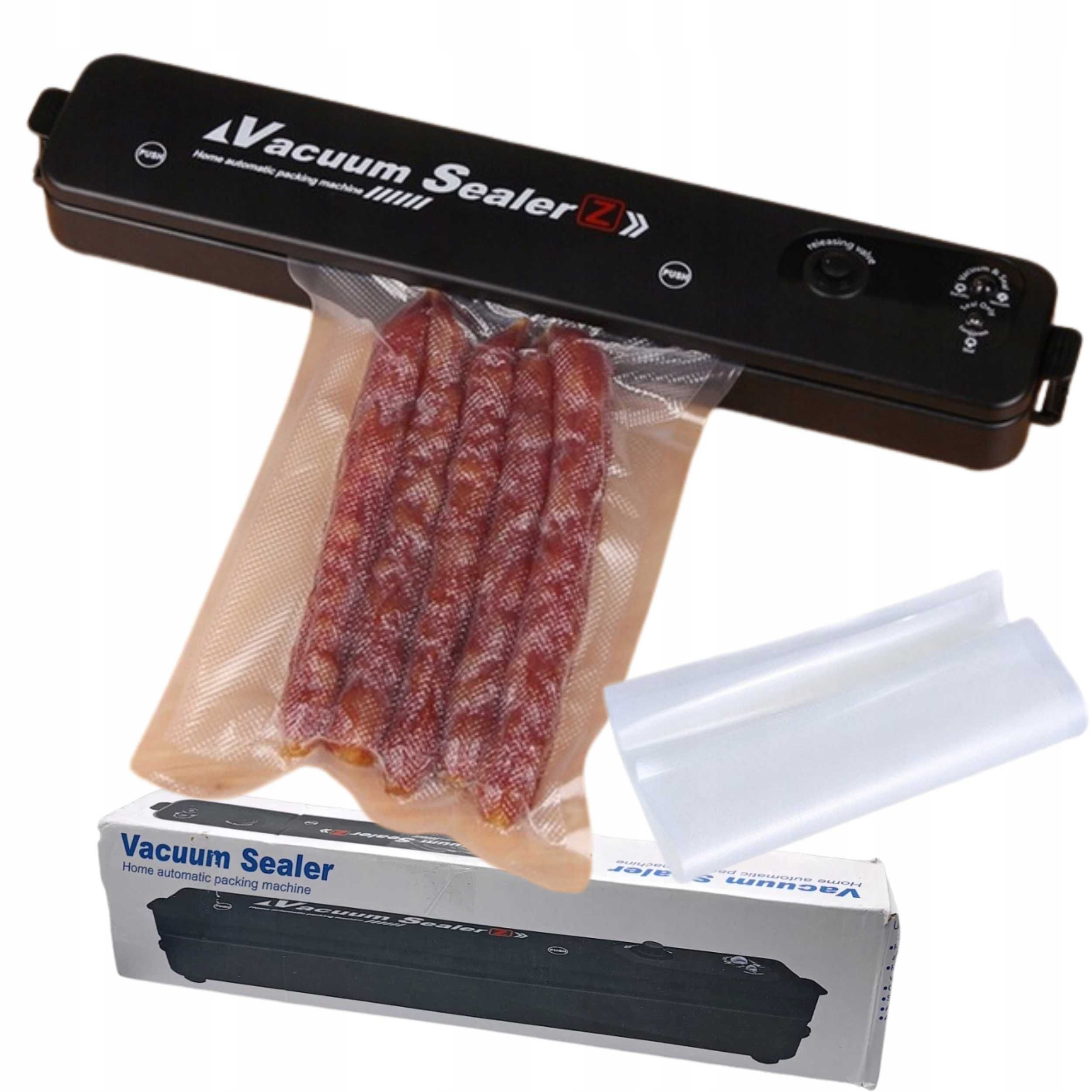 Zgrzewarka próżniowa do żywności + 10 worków VACUUM SEALER MASZYNKA