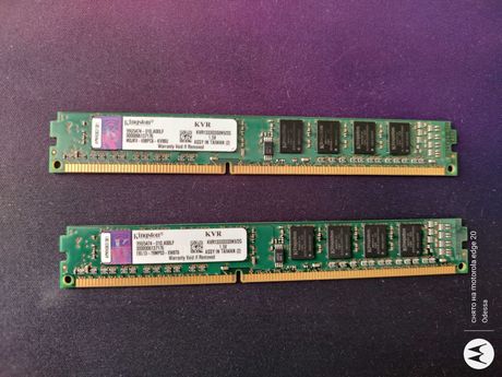 DDR3 4GB 2*2gb 1333MHz Kingston KVR1333D3S8N9/2x2Gb