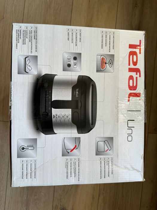 Frytkownica Tefal Uno srebrno-czarna TOMI-TECH