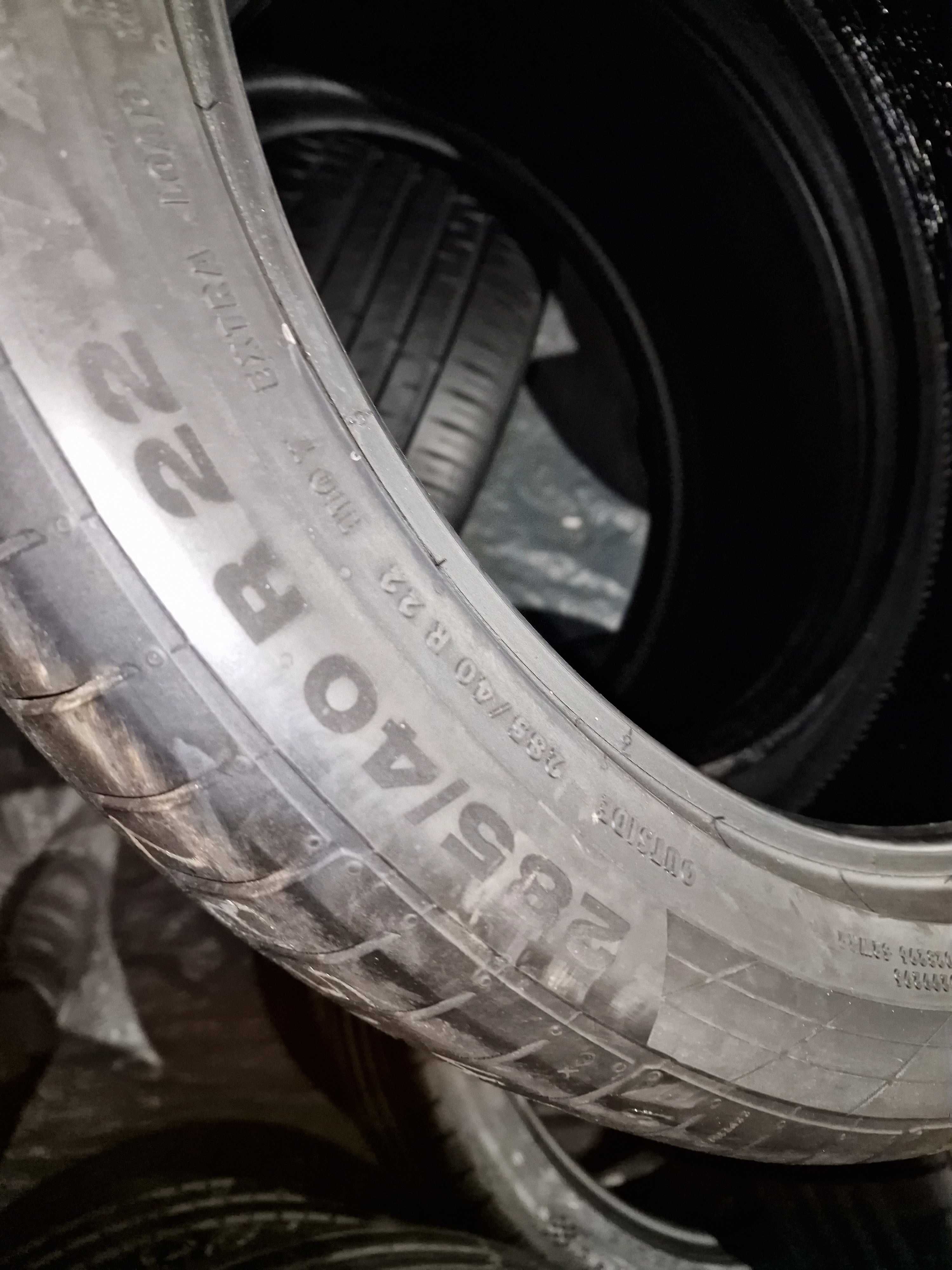 285/40/22 Continental 5, nowe z 17r. Seal , homologacja BMW