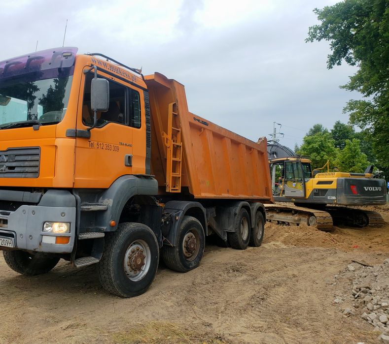 Rozbiórki,  wyburzenia, wykopy