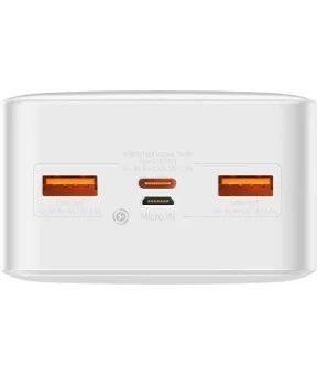 Power Bank Baseus Bipow 20W 30000mAh (PPBD050402) білий