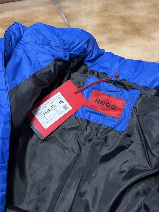 Куртка пухова Hugo Boss чоловіча нова синя зимова тепла бос casual new