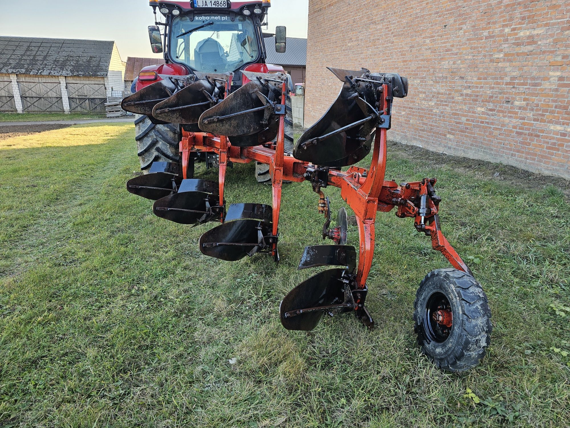 Pług obrotowy gregoire besson 4 skibowy 4x55 nie lemken kuhn rabe