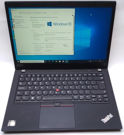 Lenovo ThinkPad T495 /Ryzen 5 Pro 3500U /8Gb DDR4 /SSD 256GB/ FullHD