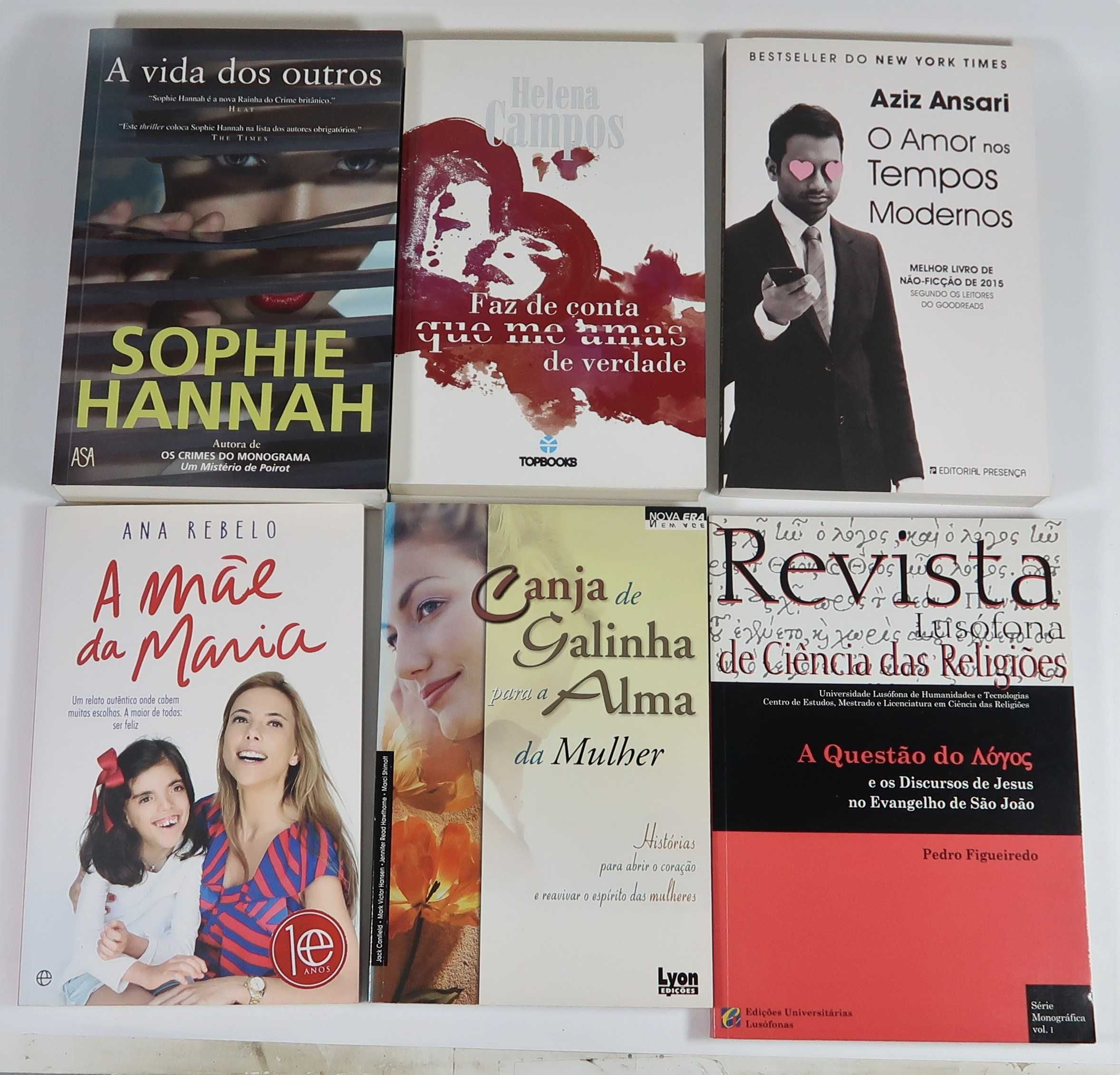 Livros seminovos recentes, cada