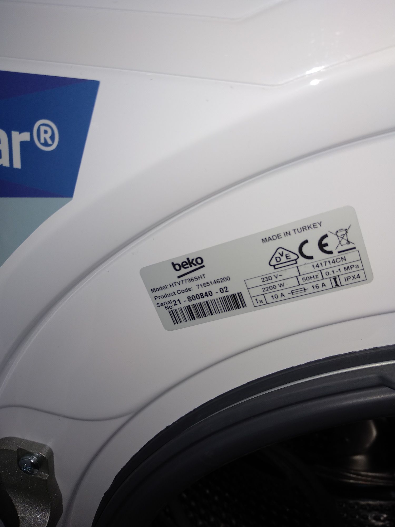 OUTLET Janki ul Wspólna 6 Pralko-suszarka BEKO HTV7736SHT