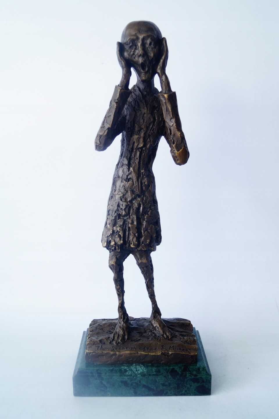 Figura z brązu rzeźba KRZYK Edvard Munch