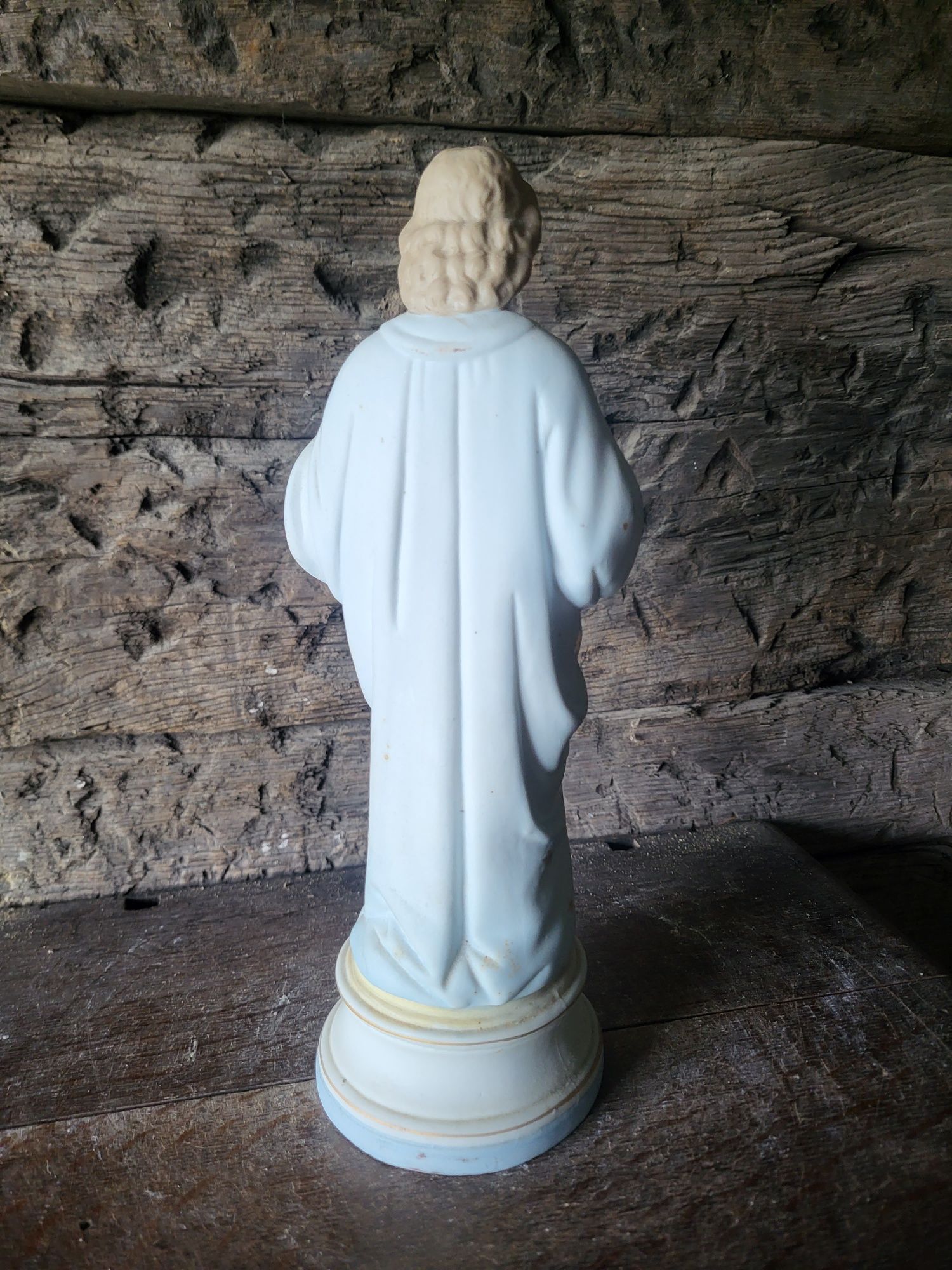 Śliczna figurka biskwit Pan Jezus