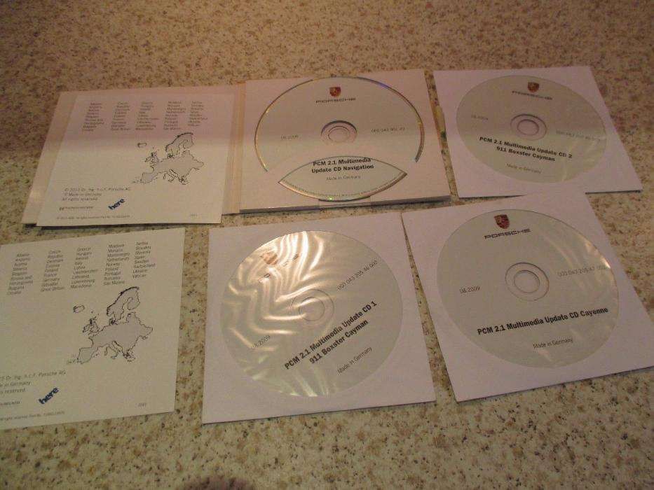 DVD / CD Porsche - Atualização GPS / Navegação