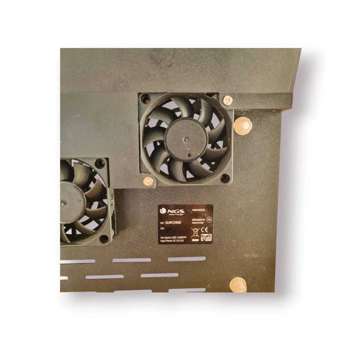 Base Arrefecimento p/ Portátil NGS Stand Cooler – 3 Ventoinhas USB
