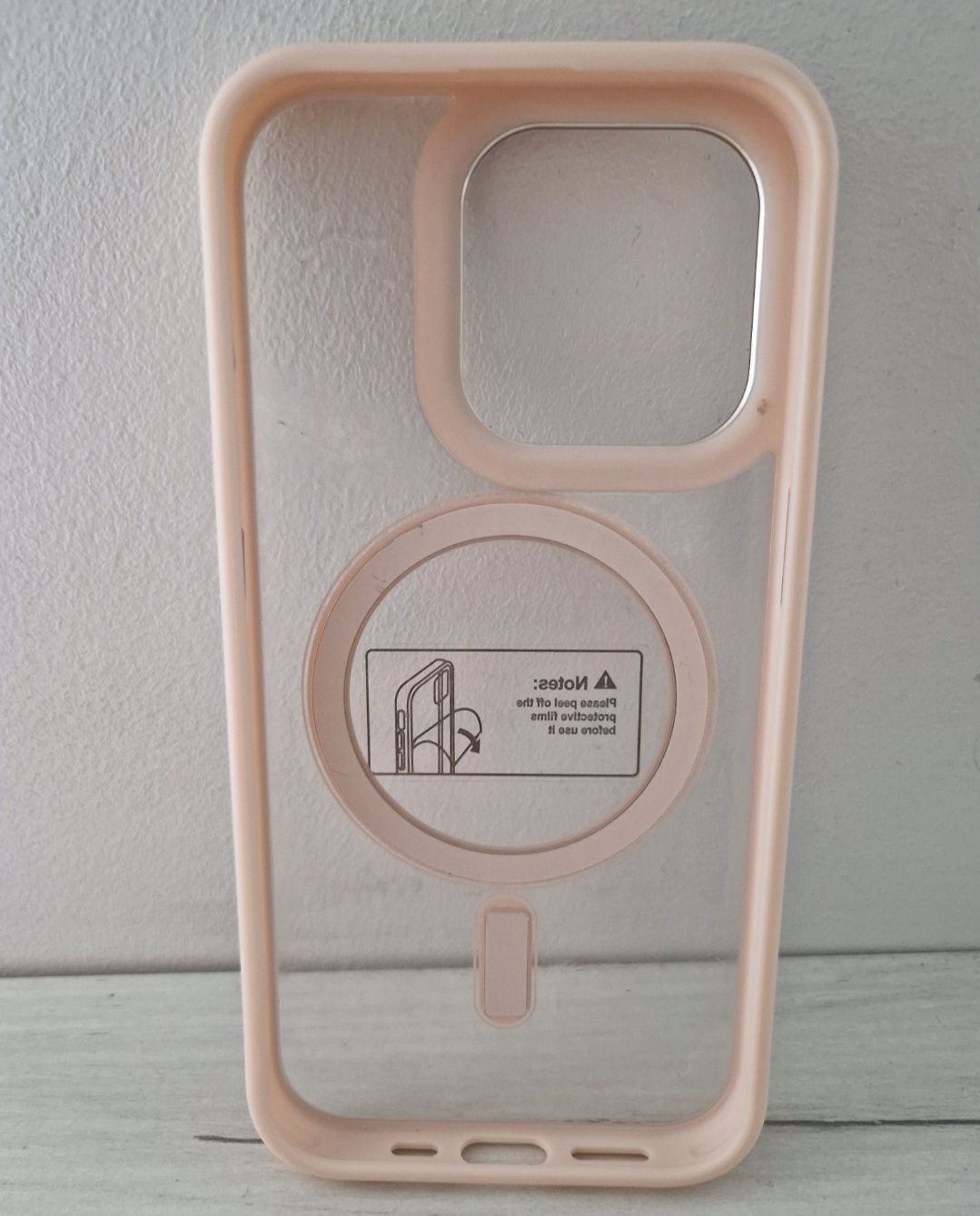 Tel Protect Magnetic Clear Case do Iphone 13 Pro Łososiowy