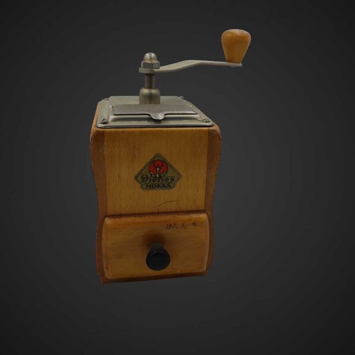 Vintage  Drewniany młynek ręczny do kawy Dienes Mokka b5/102560
