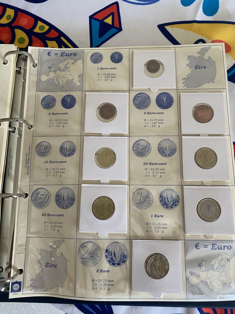 Coleccao de moedas de euro