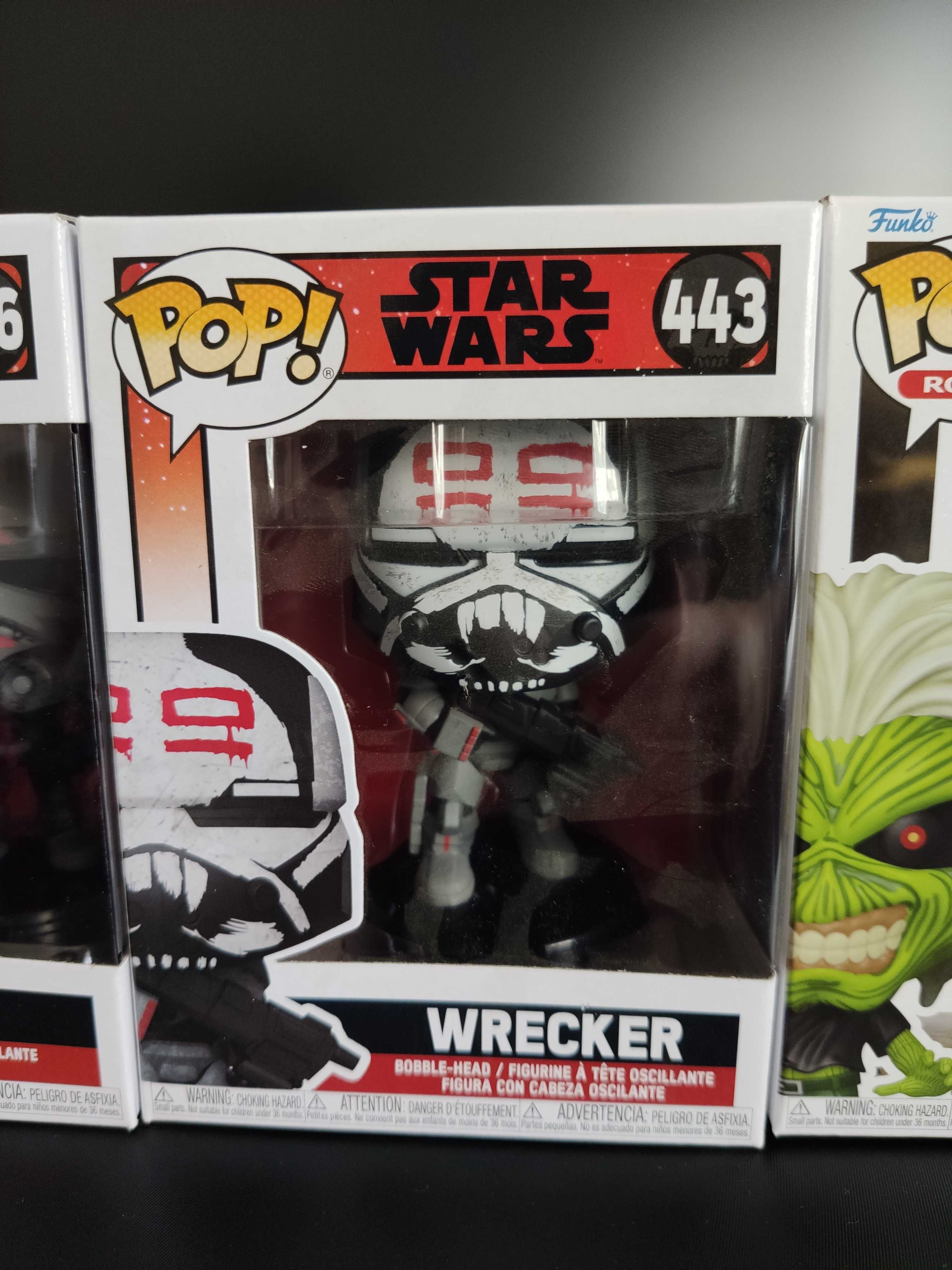 Funko Pop starwars e iron maidden