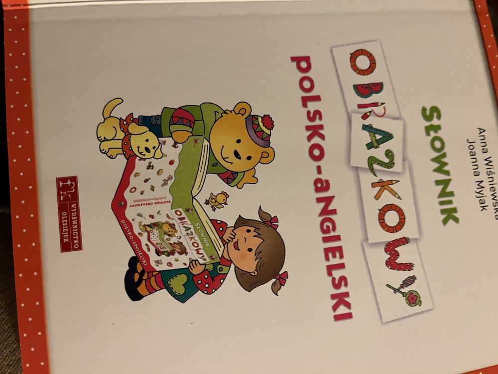 Słownik obrazkowy angielski polsko-angielski Anny Wiśniewskiej ur