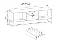 Nowa stalowa podstawa pod szafkę DRTV 153, 153 cm