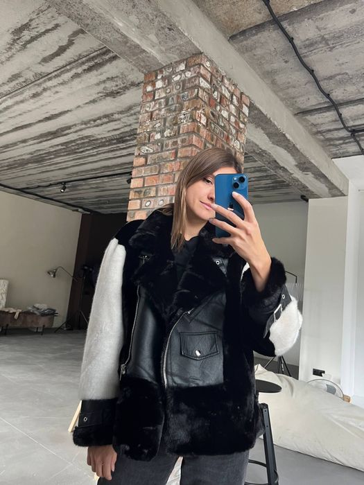 Жіноча шубка, дублянка з Екохутра