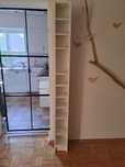 Zestaw półek IKEA GNEDBY, regał na płyty CD/DVD, biały, 202 cm