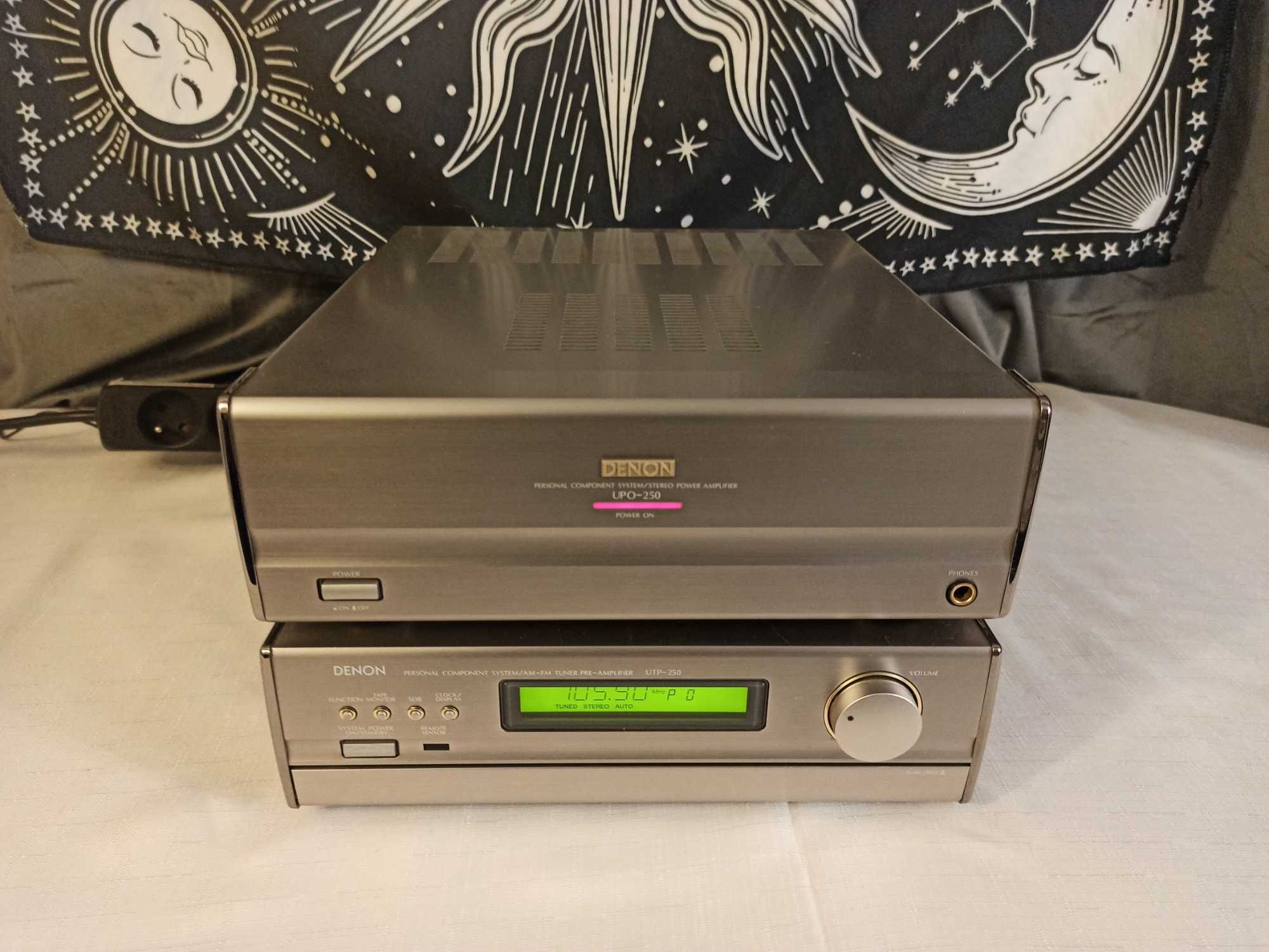 Wieża zestaw wzmacniacz DENON UPO-250 i przedwzmacniacz UTP-250