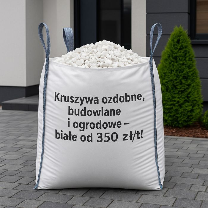 kamienie ozdobne ogrodowe białe