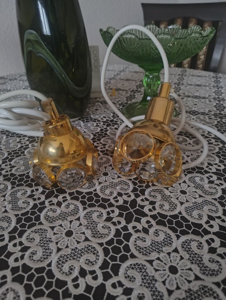 Lampa kryształowa raf vintage