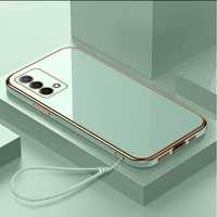 Etui do smartfona Oppo A74 5g pokrowiec smycz zielony