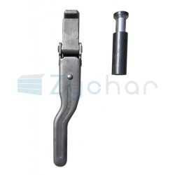 Dźwignia dolnego otwierania burty wysyp - LEWA (do pręta Fi22)