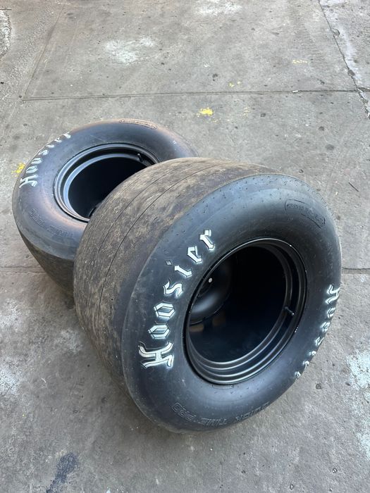 Гума з дисками для драгрейсінгу Hoosier Quick Time Pro 31-18.50-15TL