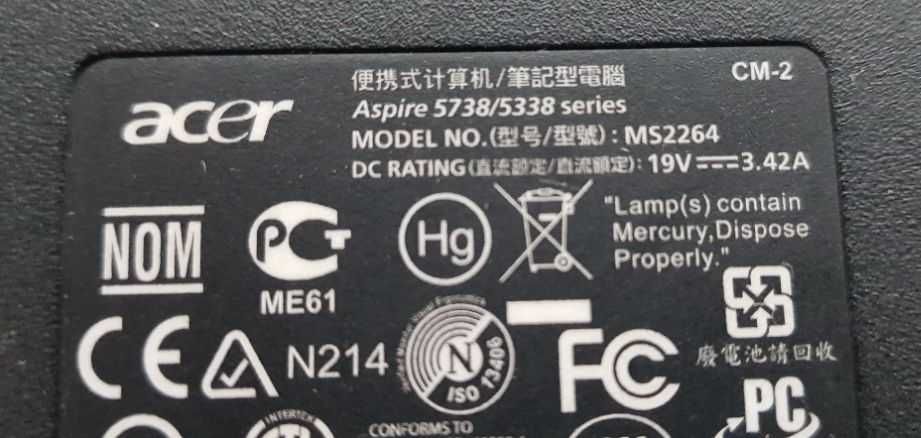 Ноутбук acer модель ms2264