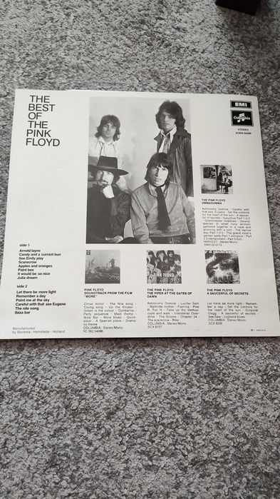 Płyta winyl The Best Of The Pink Floyd - Columbia transparent - unikat