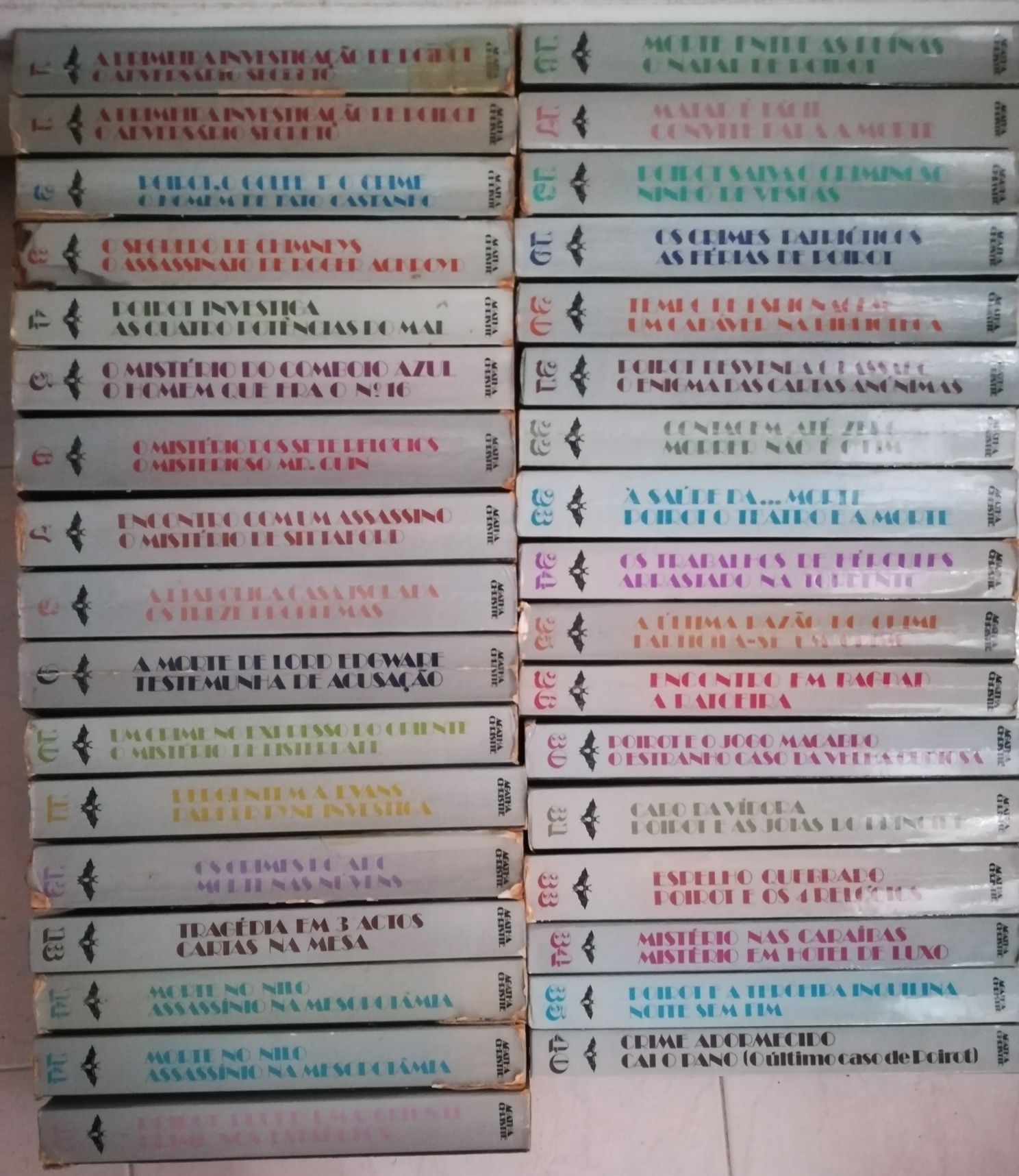 Livros Colecção Vampiro Gigante (Agatha Christie)