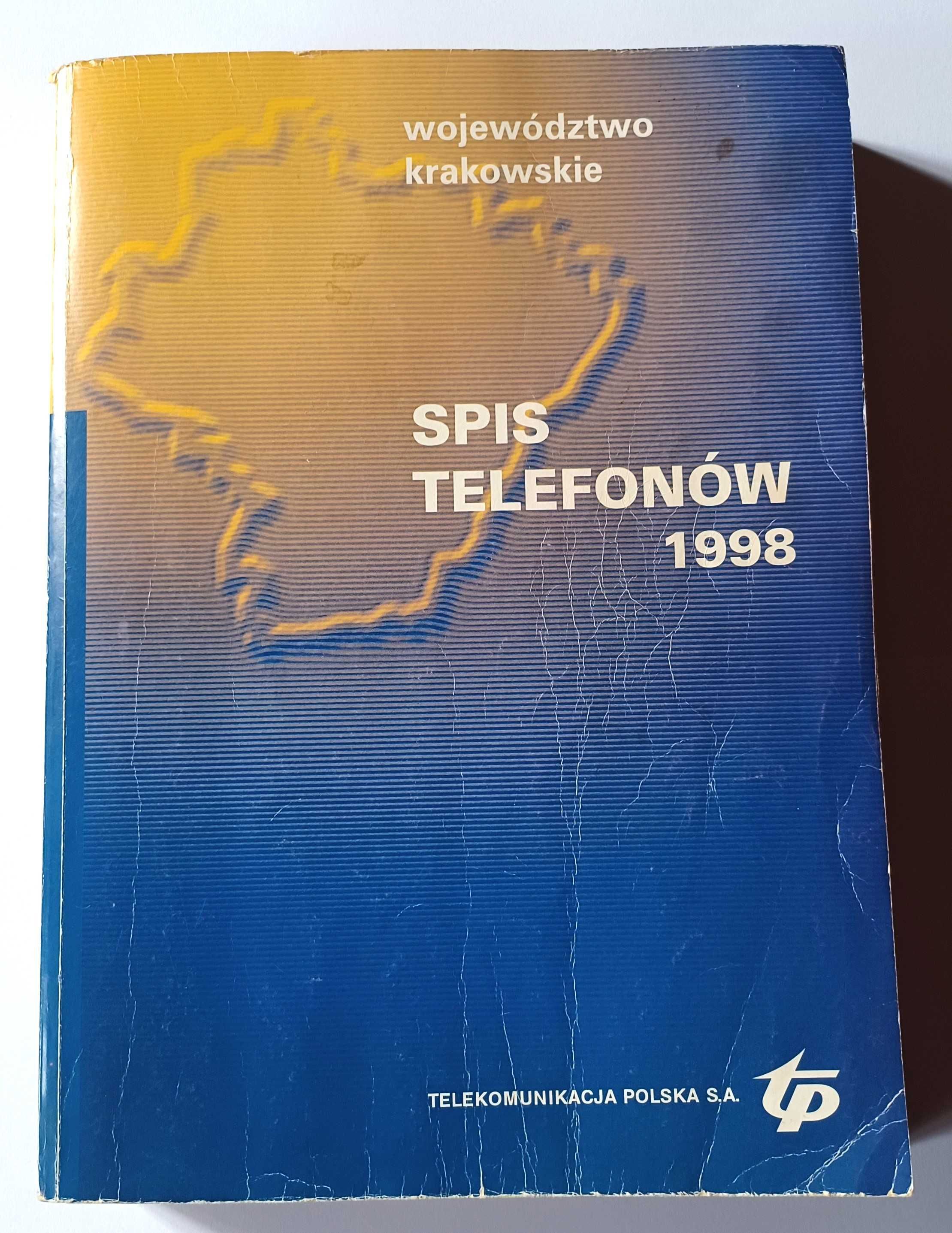Książka telefoniczna woj. krakowskie 1998