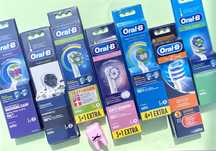 Оригінальні насадки Cross Action White Oral-B Braun. Дитячі та дорослі