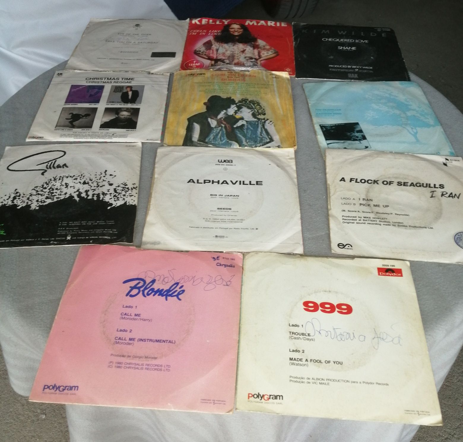 Nove discos vinil anos 80 e 90