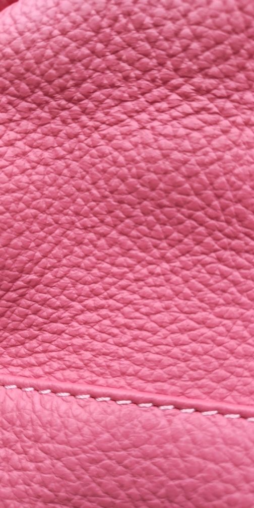 Рюкзак кожаный розовый итальянского бренда BORSE IN PELLE