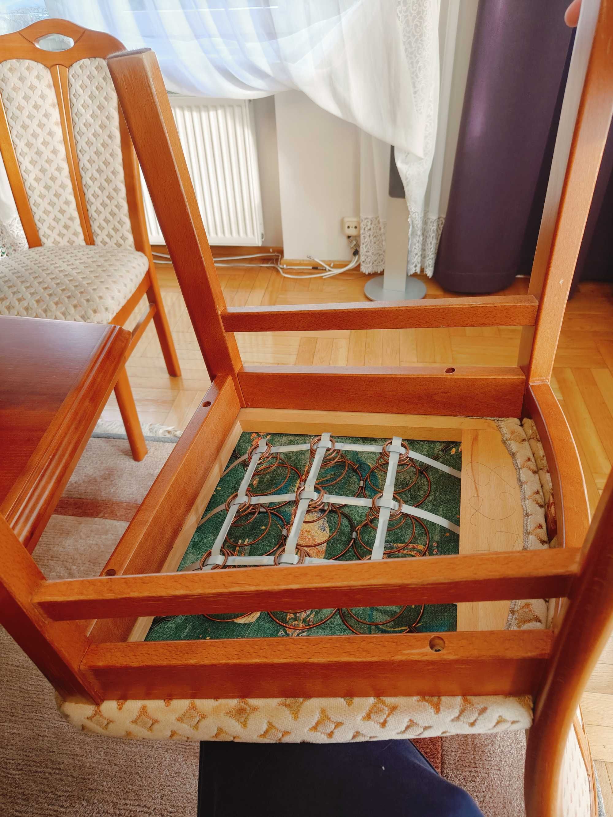 Stół Salonowy z Krzesłami
