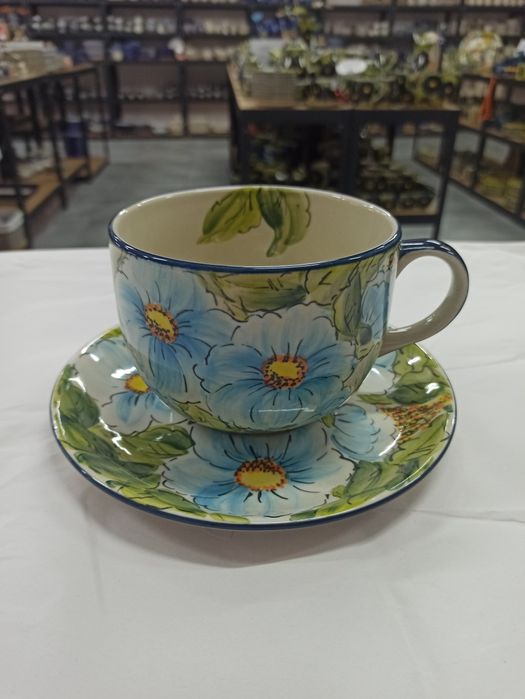 Filiżanka Jumbo 600 ml z podstawką