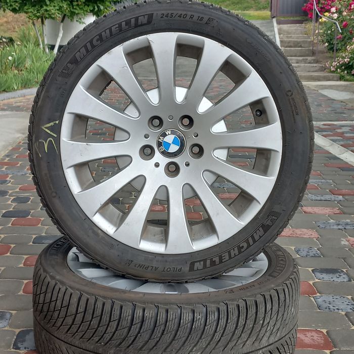 Диски R18 BMW BBS на зимовій шині MICHELIN