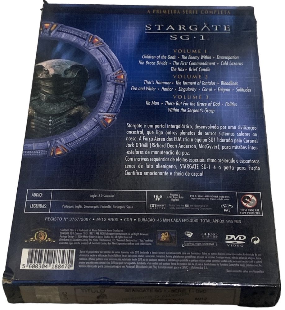 Coleçao Dvd’s Stargate Serie 1 Completa (5 Discos)